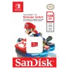 TARJETA MICRO SDXC SANDISK 128GB PARA NINTENDO SWITCH OFICIAL MARIO NO COMPATIBLE CON SWITCH 2
