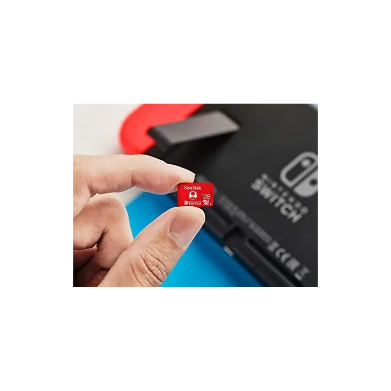 CARTE MICRO SDXC SANDISK 128 GO POUR NINTENDO SWITCH, ÉDITION OFFICIELLE MARIO, NON COMPATIBLE AVEC SWITCH 2 - The Shop Gamer