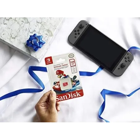 SANDISK 128 GB MICROSDXC-KAART VOOR NINTENDO SWITCH, OFFICIËLE MARIO-EDITIE, NIET COMPATIBEL MET SWITCH 2 - The Shop Gamer