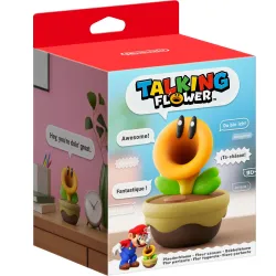 FLEUR PARLANTE, FIGURINE DU JEU SUPER MARIO WONDER, QUI PARLE SEULE OU EN APPUYANT SUR UN BOUTON - The Shop Gamer