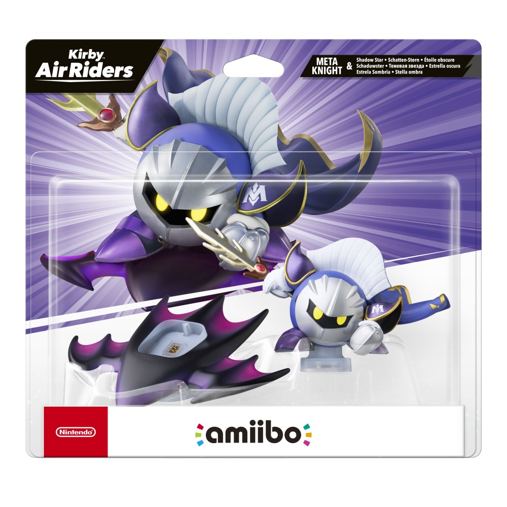 PREVENTA FIGURA AMIIBO META KNIGHT & SHADOW STAR COLECCIÓN KIRBY AIR RIDERS VERSIÓN ESPAÑOLA GARANTÍA EUROPEA(COLECCIÓN KIRBY)