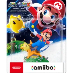 AMIIBO FIGURE MARIO AND LUMA, SUPER MARIO GALAXY COLLECTION, SPANISH VERSION, EUROPEAN WARRANTY EU WARRANTY - The Shop Gamer