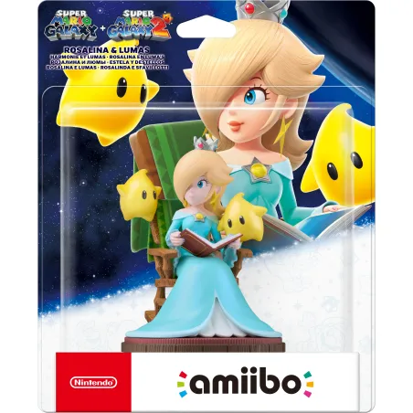 AMIIBO-FIGUUR ROSALINA Y LUMA ESTELA Y DESTELLOS-COLLECTIE SUPER MARIO GALAXY, SPAANSE VERSIE, EUROPESE GARANTIE - The Shop Game