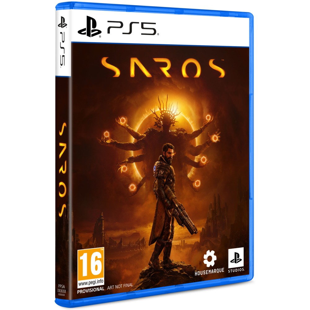 PREVENTA SAROS PS5 JUEGO FÍSICO PARA PLAYSTATION 5 VERSIÓN ESPAÑOLA GARANTÍA EUROPEA EUROPEAN WARRANTY