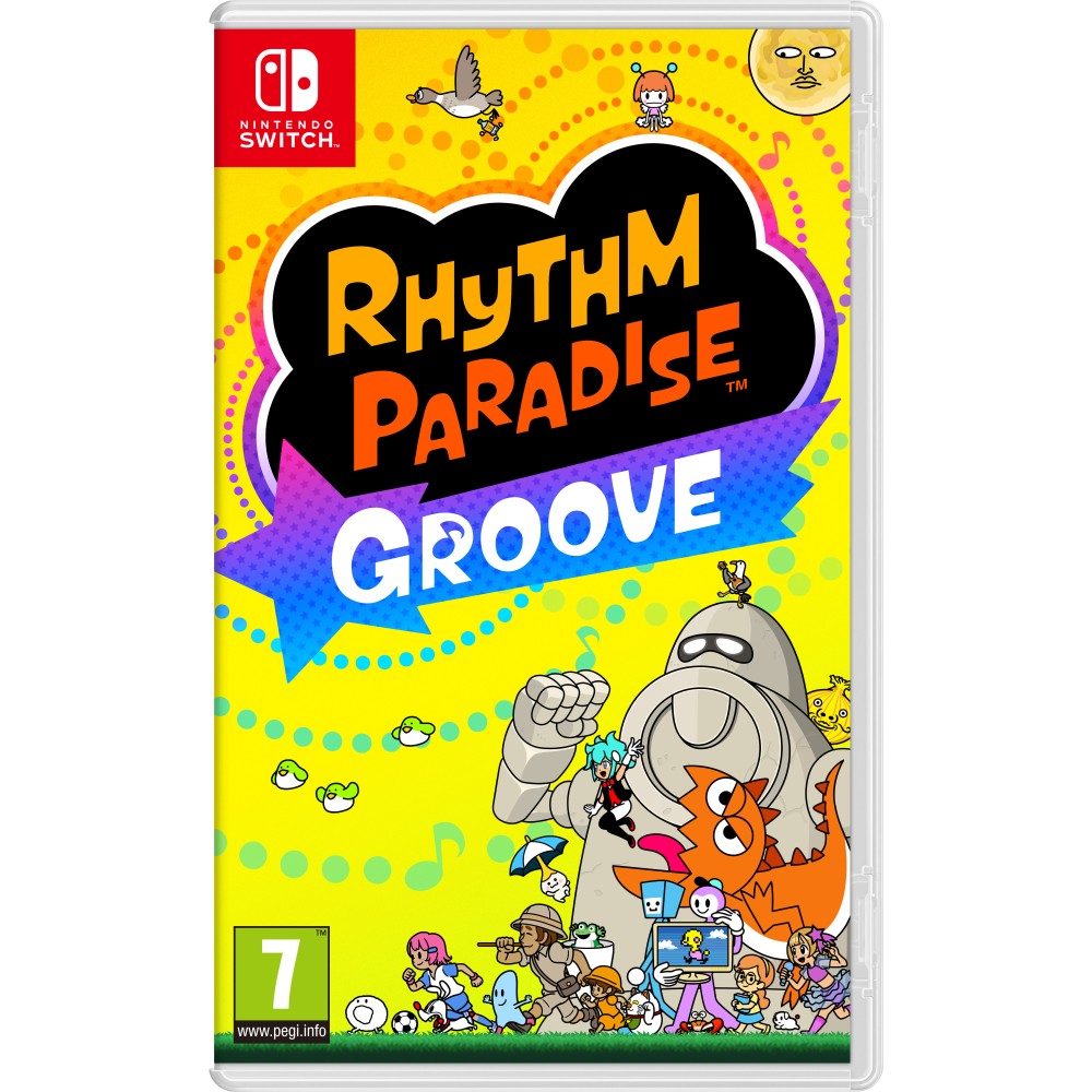 PREVENTA RHYTHM PARADISE GROOVE SWITCH JUEGO FÍSICO PARA NINTENDO SWITCH VERSIÓN ESPAÑOLA GARANTÍA EUROPEA EUROPEAN WARRANTY