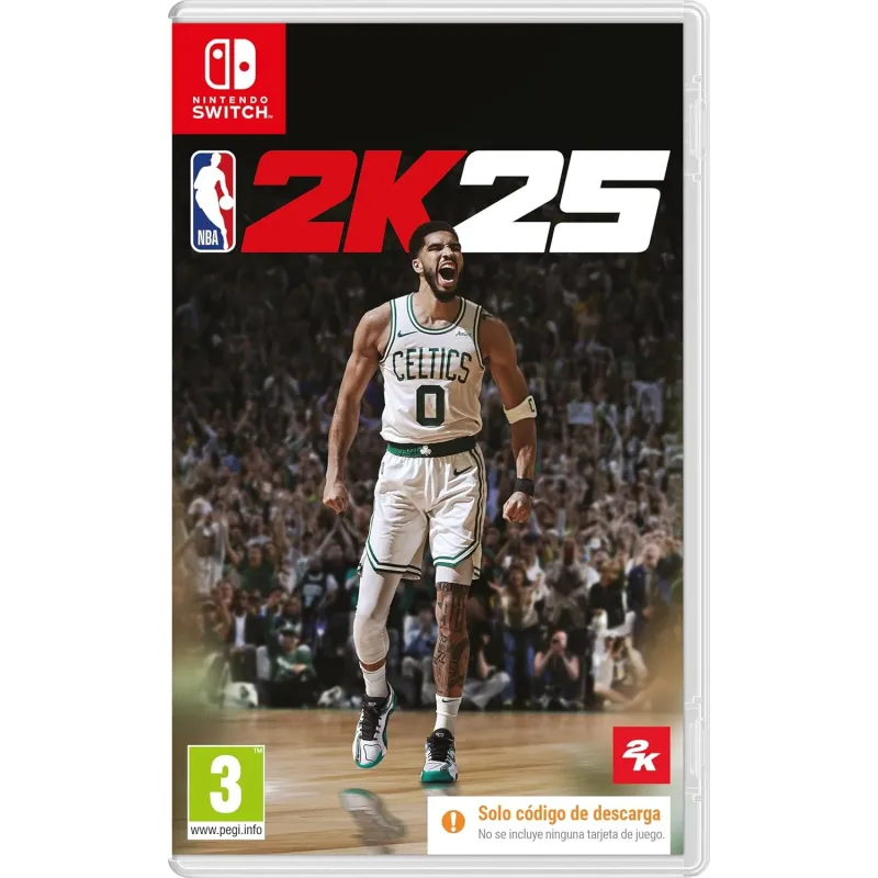 NBA 2K25 NINTENDO SWITCH, BOX MIT DOWNLOADCODE, SPANISCHE VERSION, EUROPÄISCHE GARANTIE - The Shop Gamer