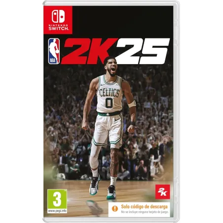 NBA 2K25 NINTENDO SWITCH BOÎTE AVEC CODE DE TÉLÉCHARGEMENT, VERSION ESPAGNOLE, GARANTIE EUROPÉENNE - The Shop Gamer