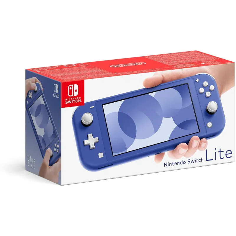 NINTENDO SWITCH LITE BLUE + CAPTAIN TSUBASA: RISE OF NEW CHAMPIONS BOXED DIGITAL DOWNLOAD CODE SPANISH VERSION EU WARRANTY - The
