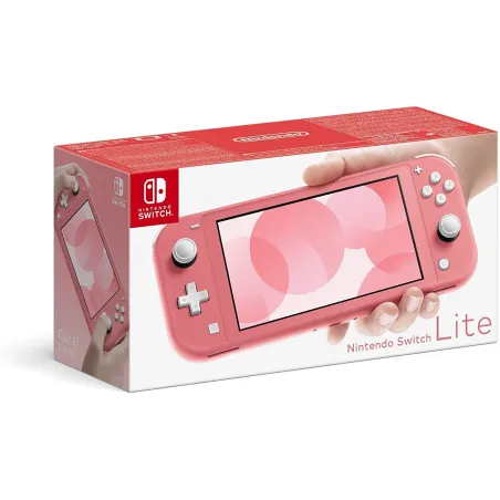 NINTENDO SWITCH LITE CORALLO + JUST DANCE 25 IN SCATOLA CON CODICE DOWNLOAD DIGITALE GIOCO COMPLETO VERSIONE SPAGNOLA GARANZIA -