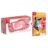 NINTENDO SWITCH LITE CORALLO + JUST DANCE 25 IN SCATOLA CON CODICE DOWNLOAD DIGITALE GIOCO COMPLETO VERSIONE SPAGNOLA GARANZIA -