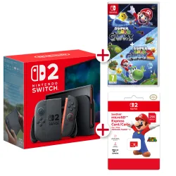 Nintendo Switch 2 + SUPER MARIO GALAXY 1Y2 + MicroSD EXPRESS CARD, Spaanse versie, Europese garantie - The Shop Gamer