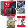 Console Nintendo Switch 2 + Animal Crossing 2 + Super Mario Galaxy 1Y2 + MicroSD Express Card, version espagnole, garantie - The