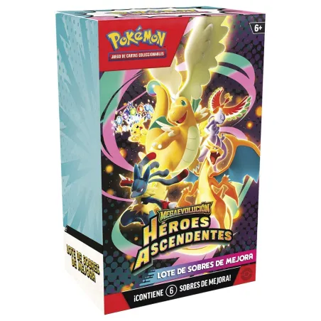 POKEMON TRADING CARD GAME 6 BOOSTER PACK BUNDLE MEGAEVOLUCIÓN HEROES ASCENDENTES POKEMON TCG - The Shop Gamer