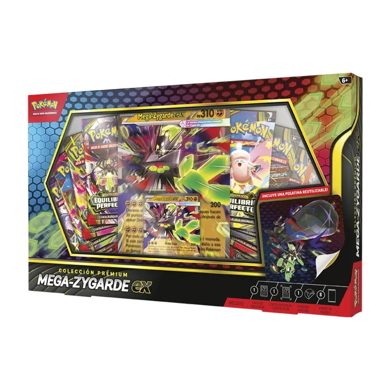 POKEMON JOGO DE CARTAS COLECIONÁVEIS COLEÇÃO PREMIUM MEGA-ZYGARDE EX POKEMON TCG - The Shop Gamer