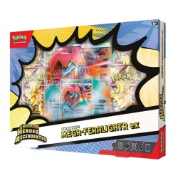 POKEMON JUEGO DE CARTAS COLECCIONABLES COLECCIÓN MEGA-FERALIGATR EX MEGAEVOLUCIÓN HÉROES ASCENDENTES POKEMON TCG POKEMON JCC