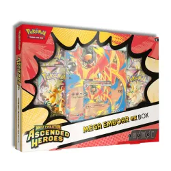 POKEMON JOGO DE CARTAS COLECIONÁVEIS COLEÇÃO MEGA-EMBOAR EX MEGAEVOLUCIÓN HÉROES ASCENDENTES POKEMON TCG POKEMON JCC - The Shop 