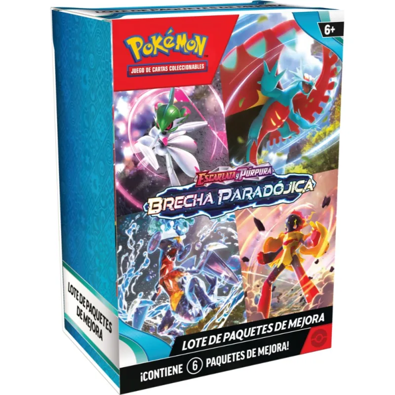 POKEMON JCC ESCARLATA Y PÚRPURA BRECHA PARADÓGICA LOTE DE 6 PACOTES DE REFORÇO POKEMON TCG PARADOX RIFT BOOSTER BUNDLE - The Sho