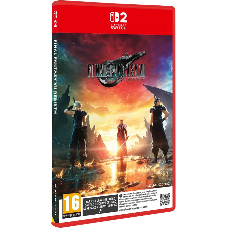 FINAL FANTASY VII REBIRTH SWITCH2 GAME-KEY-KARTE FÜR NINTENDO SWITCH 2, SPANISCHE VERSION, EUROPÄISCHE GARANTIE - The Shop Gamer