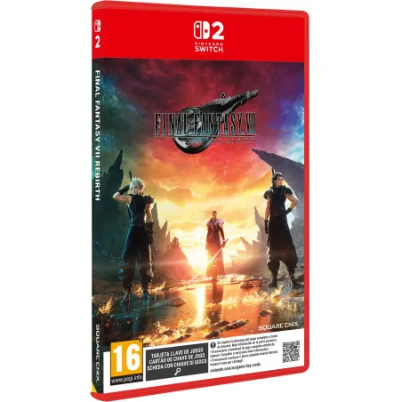 FINAL FANTASY VII REBIRTH SWITCH2 CARTE CLÉ DE JEU POUR NINTENDO SWITCH 2, VERSION ESPAGNOLE, GARANTIE EUROPÉENNE - The Shop Gam