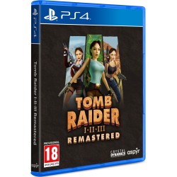 TOMB RAIDER I-III REMASTERED STARRING LARA CROFT ESPAÑOLA PS4 4 PLAYSTATION JUEGO FÍSICO