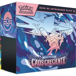 POKEMON JUEGO DE CARTAS COLECCIONABLES CAJA DE ENTRENADOR ÉLITE MEGA EVOLUCIÓN CAOS CRECIENTE POKEMON JCC TCG