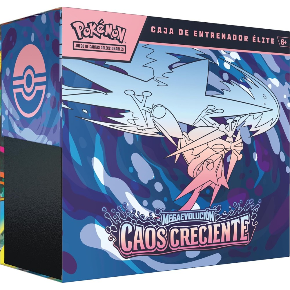 POKEMON JUEGO DE CARTAS COLECCIONABLES CAJA DE ENTRENADOR ÉLITE MEGA EVOLUCIÓN CAOS CRECIENTE POKEMON JCC TCG