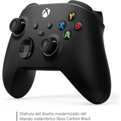 MANDO XBOX NEGRO CONTROLLER CARBON BLACK INALÁMBRICO VERSIÓN ESPAÑOLA GARANTÍA EUROPEA EUROPEAN WARRANTY