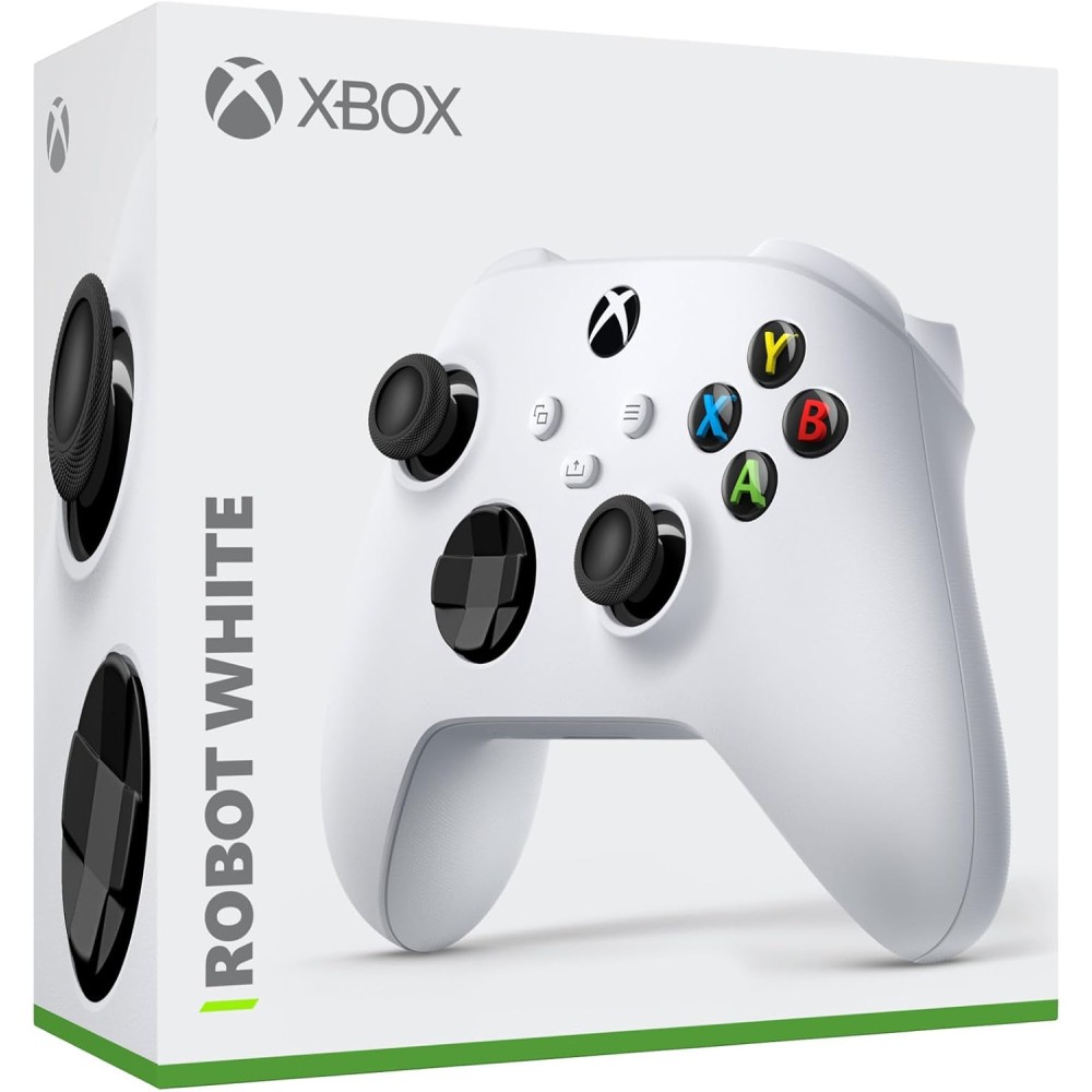 MANDO XBOX BLANCO CONTROLLER ROBOT WHITE INALÁMBRICO VERSIÓN ESPAÑOLA GARANTÍA EUROPEA EUROPEAN WARRANTY