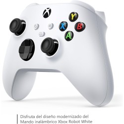 MANDO XBOX BLANCO CONTROLLER ROBOT WHITE INALÁMBRICO VERSIÓN ESPAÑOLA GARANTÍA EUROPEA EUROPEAN WARRANTY