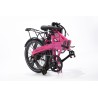 BICICLETA ELÉCTRICA PLEGABLE IBIZA RAINBOW PINK PANTHER LITTIUM COLOR ROSA CON BATERÍA DE 10,4 AH Y ACCESORIOS GARANTÍA EUROPEA