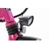 BICICLETA ELÉCTRICA PLEGABLE IBIZA RAINBOW PINK PANTHER LITTIUM COLOR ROSA CON BATERÍA DE 10,4 AH Y ACCESORIOS GARANTÍA EUROPEA