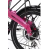 VÉLO ÉLECTRIQUE PLIABLE IBIZA RAINBOW PINK PANTHER LITTIUM ROSE AVEC BATTERIE DE 10,4 AH, ACCESSOIRES, GARANTIE EUROPÉENNE - The