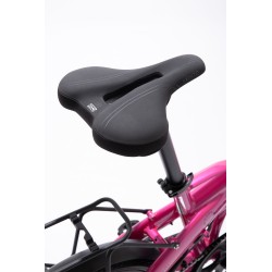 BICICLETA ELÉCTRICA PLEGABLE IBIZA RAINBOW PINK PANTHER LITTIUM COLOR ROSA CON BATERÍA DE 10,4 AH Y ACCESORIOS GARANTÍA EUROPEA