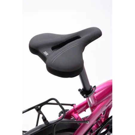 BICICLETA ELÉTRICA DOBRÁVEL IBIZA RAINBOW PINK PANTHER LITTIUM, COR-DE-ROSA, COM BATERIA DE 10,4 AH E ACESSÓRIOS, GARANTIA - The