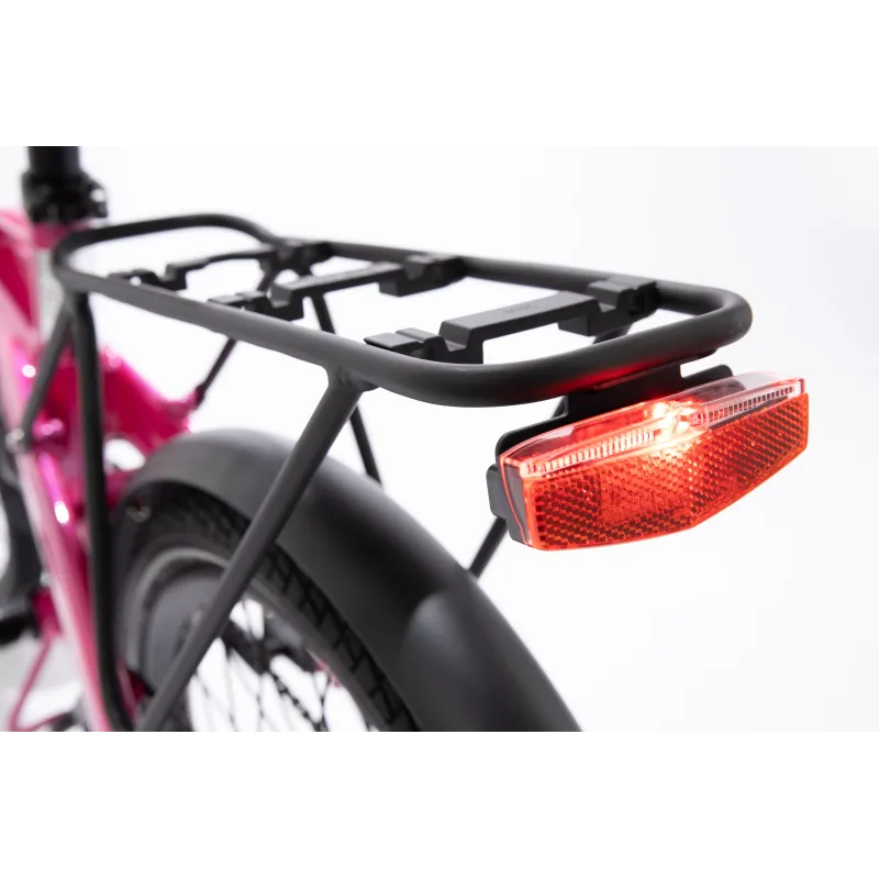 VÉLO ÉLECTRIQUE PLIABLE IBIZA RAINBOW PINK PANTHER LITTIUM ROSE AVEC BATTERIE DE 10,4 AH, ACCESSOIRES, GARANTIE EUROPÉENNE - The