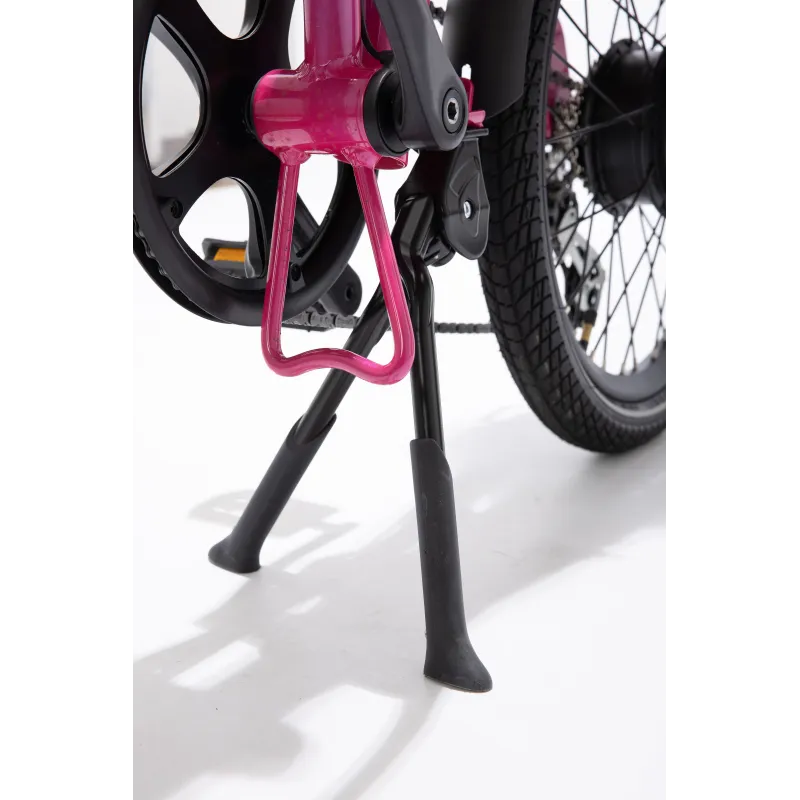 BICICLETA ELÉTRICA DOBRÁVEL IBIZA RAINBOW PINK PANTHER LITTIUM, COR-DE-ROSA, COM BATERIA DE 10,4 AH E ACESSÓRIOS, GARANTIA - The