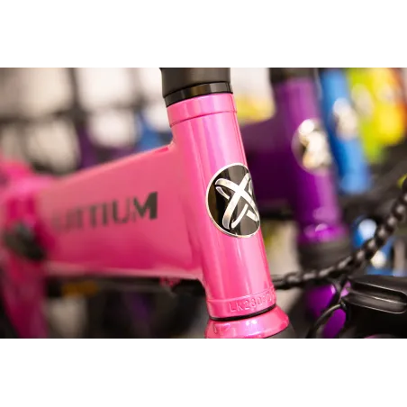 VÉLO ÉLECTRIQUE PLIABLE IBIZA RAINBOW PINK PANTHER LITTIUM ROSE AVEC BATTERIE DE 10,4 AH, ACCESSOIRES, GARANTIE EUROPÉENNE - The