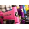 BICICLETA ELÉCTRICA PLEGABLE IBIZA RAINBOW PINK PANTHER LITTIUM COLOR ROSA CON BATERÍA DE 10,4 AH Y ACCESORIOS GARANTÍA EUROPEA
