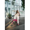 VÉLO ÉLECTRIQUE PLIABLE IBIZA RAINBOW PINK PANTHER LITTIUM ROSE AVEC BATTERIE DE 10,4 AH, ACCESSOIRES, GARANTIE EUROPÉENNE - The