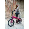 VÉLO ÉLECTRIQUE PLIABLE IBIZA RAINBOW PINK PANTHER LITTIUM ROSE AVEC BATTERIE DE 10,4 AH, ACCESSOIRES, GARANTIE EUROPÉENNE - The