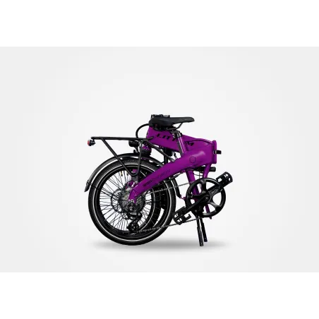 BICICLETA ELÉTRICA DOBRÁVEL IBIZA RAINBOW DEEP PURPLE, LÍTIO VIOLETA, BATERIA DE 10,4 AH, ACESSÓRIOS E GARANTIA EUROPEIA - The S