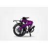VÉLO ÉLECTRIQUE PLIANT IBIZA RAINBOW DEEP PURPLE LITTIUM, VIOLET, BATTERIE 10,4 AH, ACCESSOIRES, GARANTIE EUROPÉENNE - The Shop 
