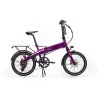 BICICLETTA ELETTRICA PIEGHEVOLE IBIZA RAINBOW DEEP PURPLE LITTIUM COLORE VIOLA CON BATTERIA DA 10,4 AH E ACCESSORI, GARANZIA - T