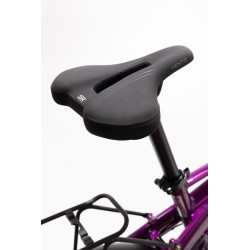 BICICLETA ELÉCTRICA PLEGABLE IBIZA RAINBOW DEEP PURPLE LITTIUM COLOR VIOLETA CON BATERÍA DE 10,4AH Y ACCESORIOS GARANTÍA EUROPEA