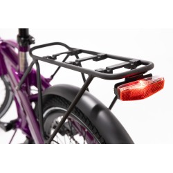 BICICLETA ELÉCTRICA PLEGABLE IBIZA RAINBOW DEEP PURPLE LITTIUM COLOR VIOLETA CON BATERÍA DE 10,4AH Y ACCESORIOS GARANTÍA EUROPEA