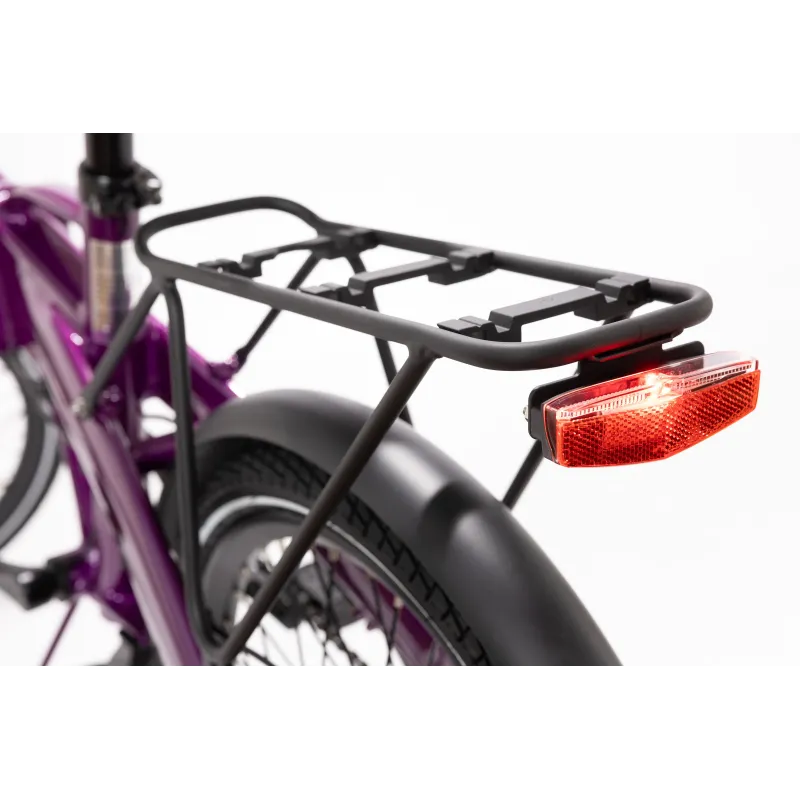 VÉLO ÉLECTRIQUE PLIABLE IBIZA RAINBOW DEEP PURPLE, LITHIUM VIOLET, BATTERIE 10,4 AH, ACCESSOIRES, GARANTIE EUROPÉENNE - The Shop