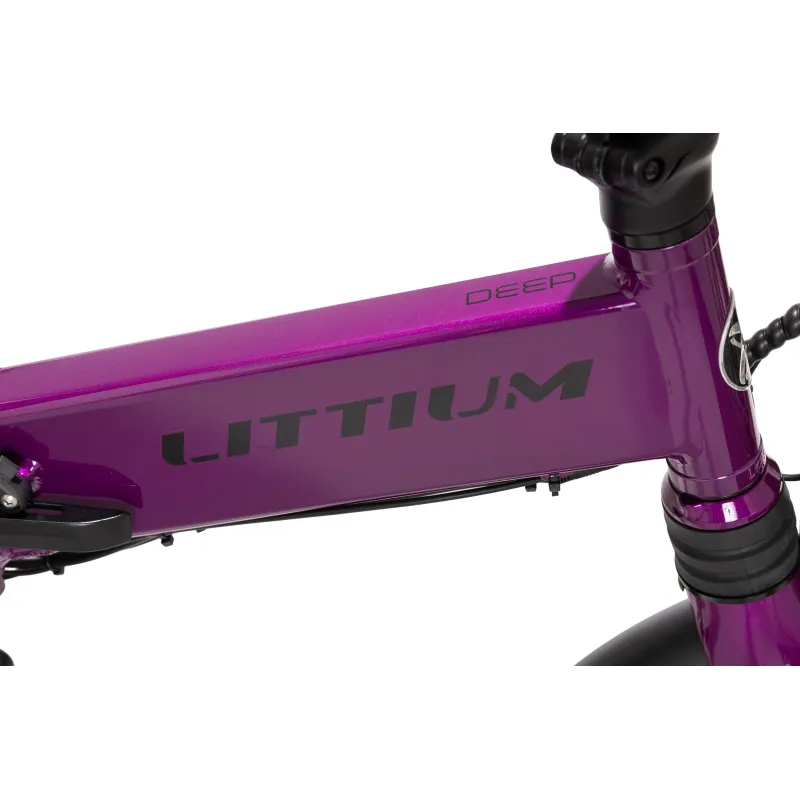 VÉLO ÉLECTRIQUE PLIABLE IBIZA RAINBOW DEEP PURPLE, LITHIUM VIOLET, BATTERIE 10,4 AH, ACCESSOIRES, GARANTIE EUROPÉENNE - The Shop