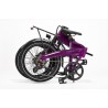 BICICLETA ELÉCTRICA PLEGABLE IBIZA RAINBOW DEEP PURPLE LITTIUM COLOR VIOLETA CON BATERÍA DE 10,4AH Y ACCESORIOS GARANTÍA EUROPEA