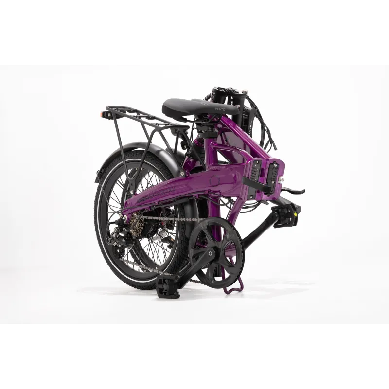VÉLO ÉLECTRIQUE PLIABLE IBIZA RAINBOW DEEP PURPLE, LITHIUM VIOLET, BATTERIE 10,4 AH, ACCESSOIRES, GARANTIE EUROPÉENNE - The Shop