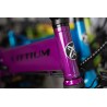 BICICLETA ELÉCTRICA PLEGABLE IBIZA RAINBOW DEEP PURPLE LITTIUM COLOR VIOLETA CON BATERÍA DE 10,4AH Y ACCESORIOS GARANTÍA EUROPEA